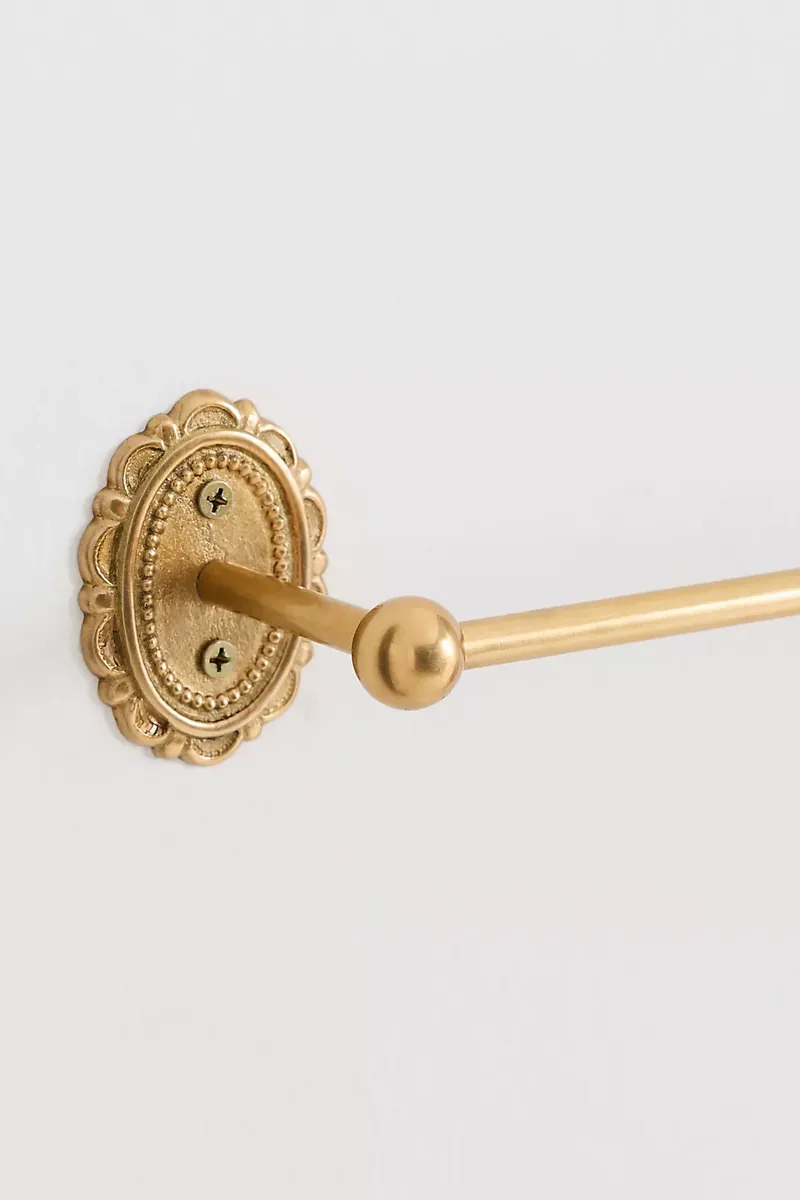 Scalloped Towel Bar