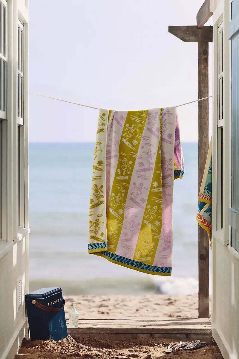 Cotton Jacquard Beach Towel